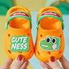CN Dino Cuteness Orange With Green Clogs 11629
