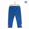 5.10.15 Sun & Hearts Bottom Royal Blue Capri Legging 14937