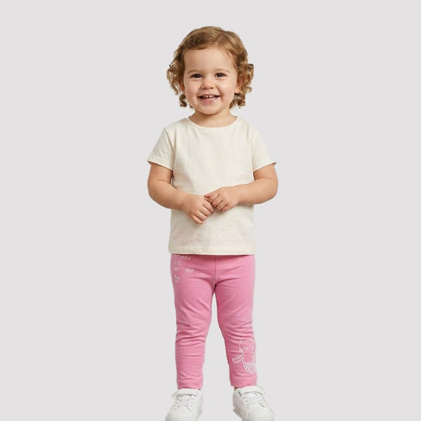 5.10.15 Kitty is my Best Friend Pink Terry Legging 14944