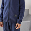 MX Future Edition Navy Blue Fleece Zipper Hoodie 12673