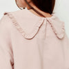LE Bib Frill Style Baby Pink Terry Sweatshirt 14852
