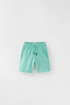 ZR Pocket Style Sea Green Shirt With Shorts 2 Piece Set 12896