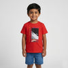 OS MOON LANDING Red T-Shirt 8897
