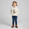 JS Wild Is Heart Sequins Deer Cloud Heather Hoodie 8505