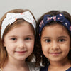 C&A Floral Navy Blue & White 2PC Head Band Set  8965