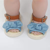 Magic Prewalker Bow Style With Brown Soft Bottom Sandals 11054