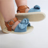 Magic Prewalker Bow Style With Brown Soft Bottom Sandals 11054