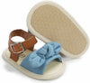 Magic Prewalker Bow Style With Brown Soft Bottom Sandals 11054