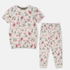 Pokemon All Over Floral Print White 2 Piece Set 12929