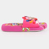 CN Minnie Print with Blue Heart Shocking Pink Slippers 14178
