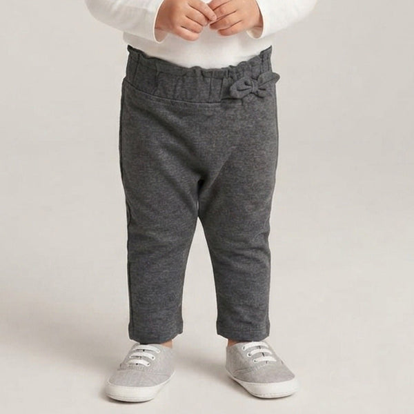5.10.15 Elastic Belt side Bow Dark Grey Legging 14902