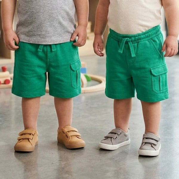 5.10.15 cargo Pocket Terry Green Shorts 14742