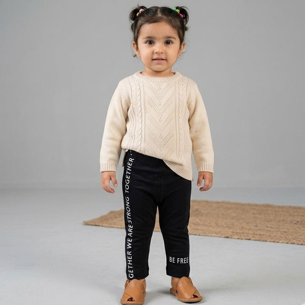 5.10.15 We are Strong Together Black Terry Legging 14930