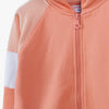 L Dont Look Back Orange Fleece Zipper Hoodie 8402