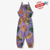 B.X Multi Color Leaves Purple  Lenan Jumpsuit 9715