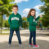 SKH California Kangroo Pocket Style Green Fleece Hoodie 13648