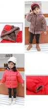 J Double Sided MTXXTZ Red Fur Puffer Jacket 11786