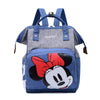 ANL Minnie Face Mummy Baby Travel Diaper Blue Grey Back Pack 11652