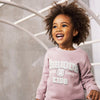 MG Little Curious Print Soda Pink Terry Sweatshirt 12236