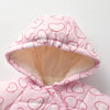 CN Llama Pockets & Hearts Fur Warm Pink Snow Suit 11865