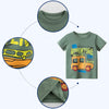 DFG Adventure Tour Shirt & Short DUll Green 2 Piece Set 11798