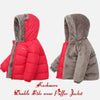 J Double Sided MTXXTZ Red Fur Puffer Jacket 11786