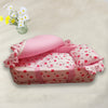 Light Weight Portable Pink Polka Dots Carry & Sleeping Bed 10823