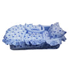 Light Weight Portable Blue Polka Dots Carry & Sleeping Bed 10822