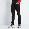 KIB Skinny Fit Jet Black Pant 11267