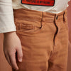 KIB Slim Fit Cinnamon Brown Pant 11274