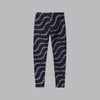 L&S All over Caturday print Navy Blue Terry Legging 14831