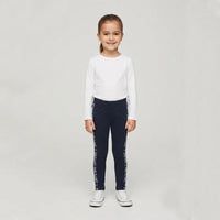 L&S  Sided One Print Navy Blue Legging 14952