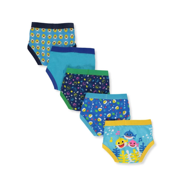 Baby Shark Mix Designs Pack Of 5 Underwears 11674
