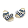 Magic Prewalker Big Dots Bow Denim Soft Bottom Sandals 11062
