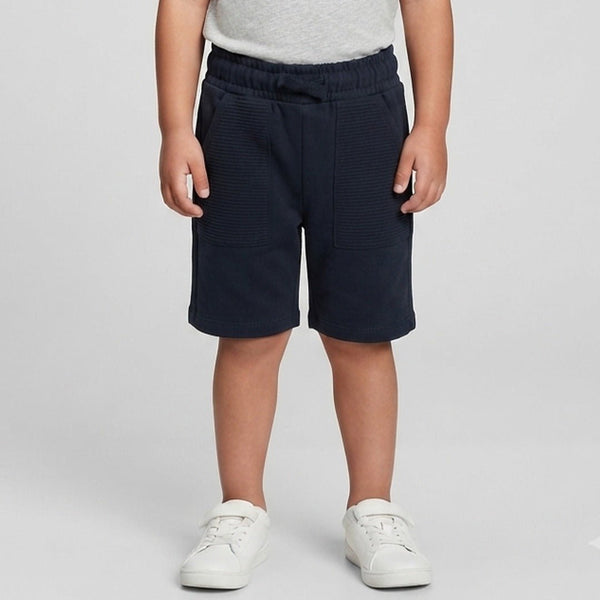 M&M Ottoman Pocket Navy Blue Terry Shorts 14760