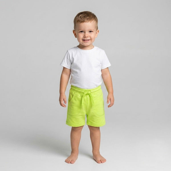 5.10.15 Sided Pocket Lemon Green Terry Short 14822