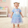 YJTX Rabbit Ears Sequim Blue Frock 13110