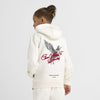 HR Back Embroided Kangroo Pocket with Embroided Trouser Fleece White TrackSuit 14738