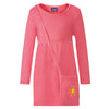 LUP Sun Style Pink Knitted Frock With Purse 2piece Set 10915