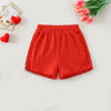 NXT Lace Bottom Red Girls Soft Shorts 11178