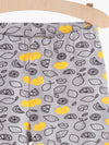 L&S Lemon & Lips Print Grey Legging 11372