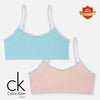 CK Peach With Turqaise Brallete 2Pc Pack 11098