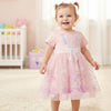 YJTX Rabbit Ears Sequim Pink Frock 13109