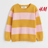 HM Pink With Mustard Blocks Sweater 10878