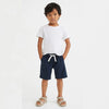 H&M White Cord Plain Navy Blue Cotton Shorts 11181