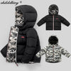 Y Double Sided Camo & Black Puffer Jacket 11791