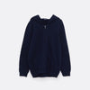 LCW Dark Blue Zipper Hoodie Sweater 11986