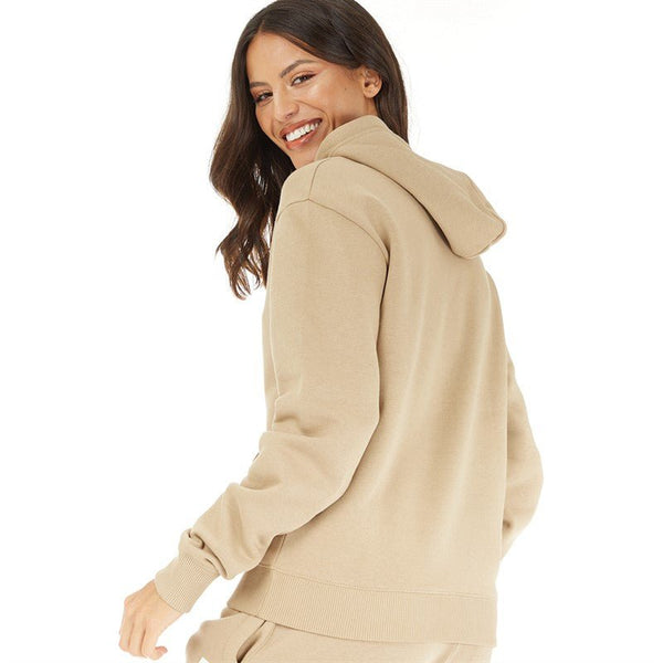 FC Print Brown Fleece Hoodie 13052