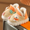 JSN Run Fast Rabbit Beige With Orange Soft Warm Shoes 12630