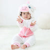 Unicorn Style Fur Warm White Romper 11907